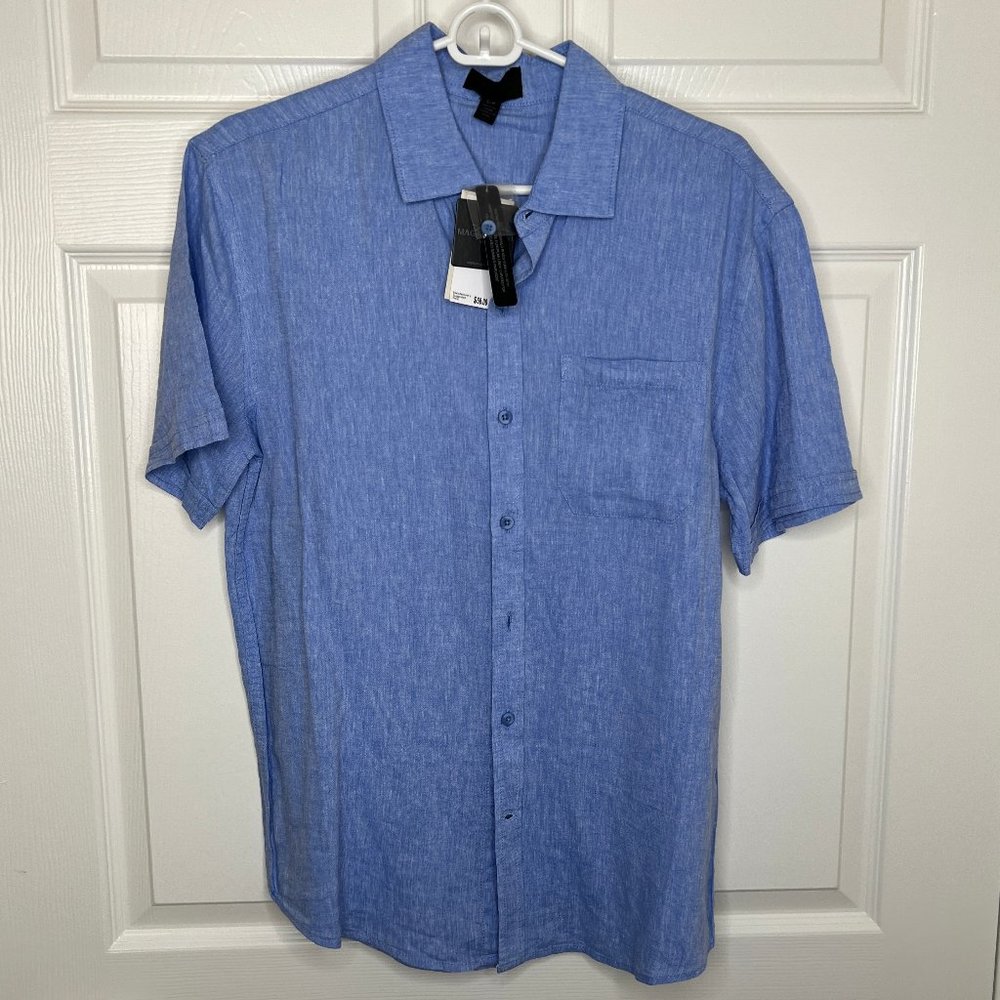 Magaschoni Linen Shirt NWT